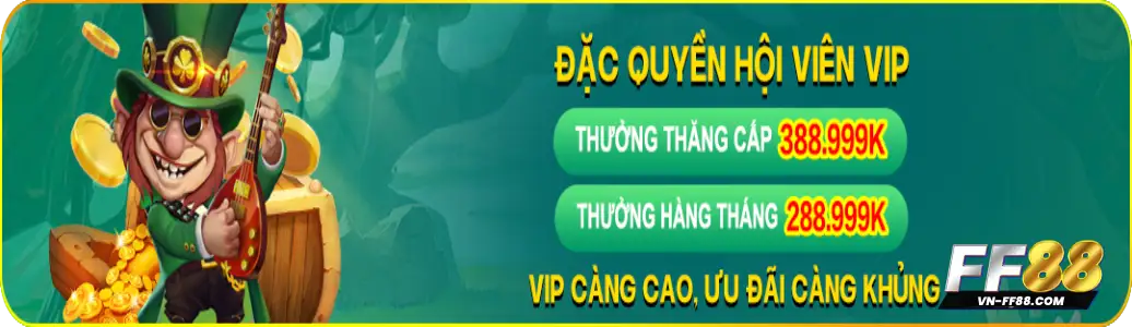 Banner giới thiệu FF88 với hình ảnh khuyến mãi nổi bật